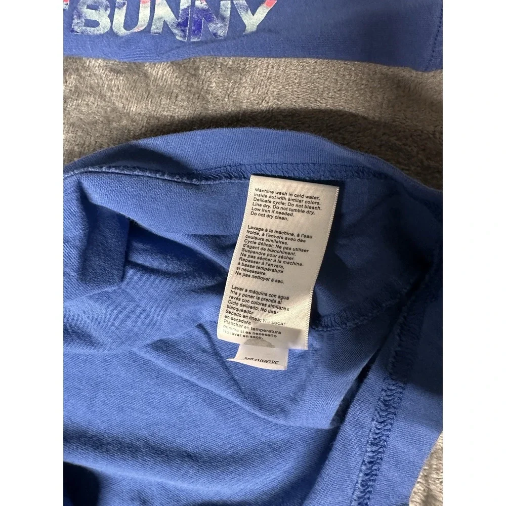 Psycho Bunny Long Sleeve Tee Shirt Blue Boys Kids Medium 10/12 Pima Cotton